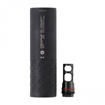 Tłumik z hamulcem do broni BK Precise DEAF45 QD Taplock 3GUN MB 1/2-28 UNEF czarny