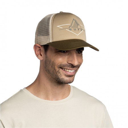 Czapka z daszkiem Buff Trucker Cap - brak khaki