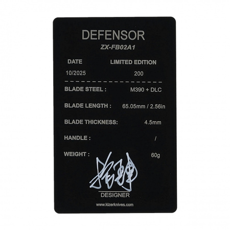 Nóż o stałej klindze Kizer Devensor ZX-FB02A1