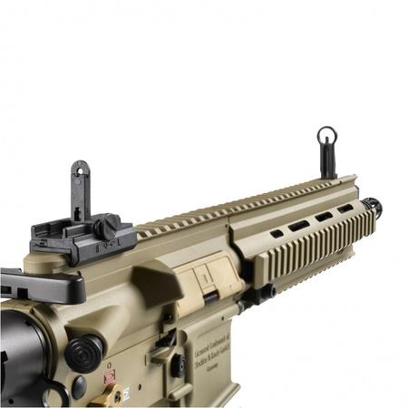 Replika karabinek ASG H&K Heckler&Koch HK416 A5 Sportsline 6 mm full-auto piaskowy