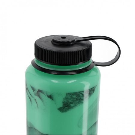 Butelka Nalgene Wide Mouth Glow 1 l - black mushrooms