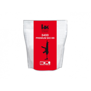 Kulki BB do ASG H&K Heckler&Koch Bio 0,30gr 6 mm 3400 szt. białe