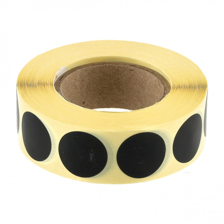 Zaklejki do tarcz Range Solutions czarne 20mm, 1000szt.