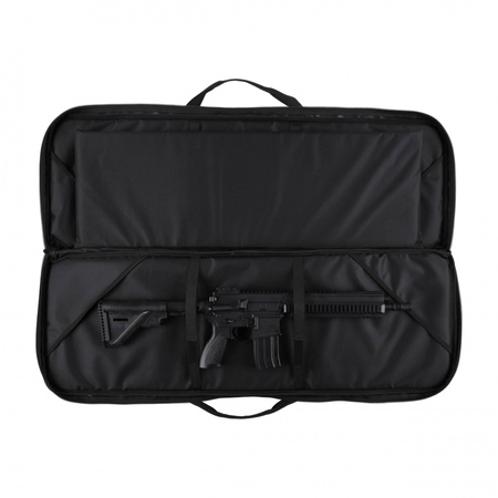 Pokrowiec na broń TACTICAL MAX02 dł. 1,05m h38, kolor czarny, haft celownik beżowy, na dwie jednostki