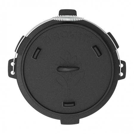 Kociołek wiszący z patelnią żeliwny 9 l