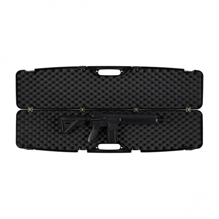 Kufer na bron Megaline czarny 125x25x11 cm szyfr