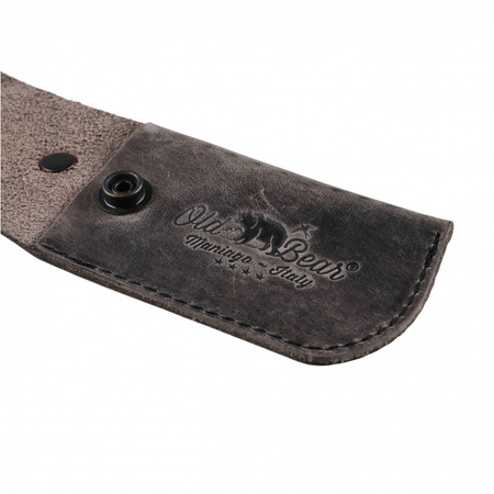 Etui na nóż składany Antonini Old Bear Leather Sheath 125 mm antracyt