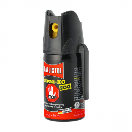 Gaz pieprzowy Klever KO Defenol Fog (stożek) 40 ml