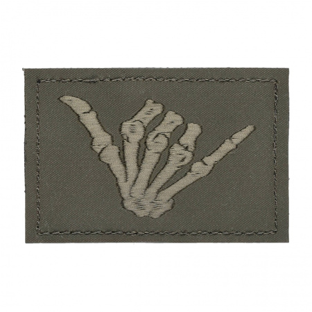 Naszywka GTG Skeleton Shaka Ranger Green