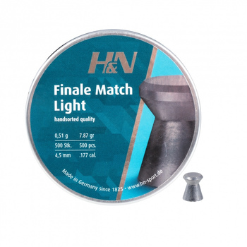 Śrut diabolo H&N Finale Match Light 4,49 mm 500 szt.