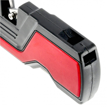 Ostrzałka do noży THE EDGE bushSHARP czerwona + krzesiwo