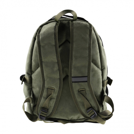 Plecak myśliwski Forsport Smart zamszowy - oliwkowy, haft jeleń ryczy w trawie