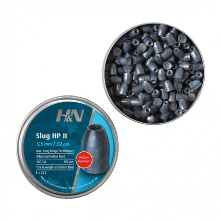 Śrut diabolo H&N Slug HP II 5,53 mm 200 szt.