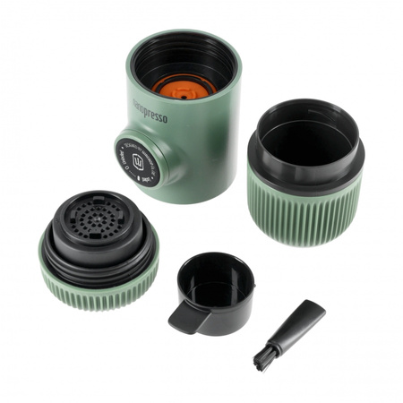 Podróżny ekspres Wacaco Nanopresso Moss Green z etui