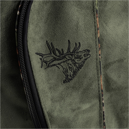 Plecak myśliwski Forsport Smart zamszowy - oliwkowy, haft czarna głowa jelenia