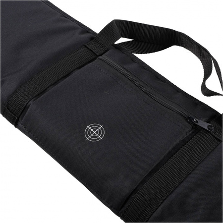 Pokrowiec na broń Forsport strzelba/ wiatrówka 115 cm - czarny, haft biała tarcza