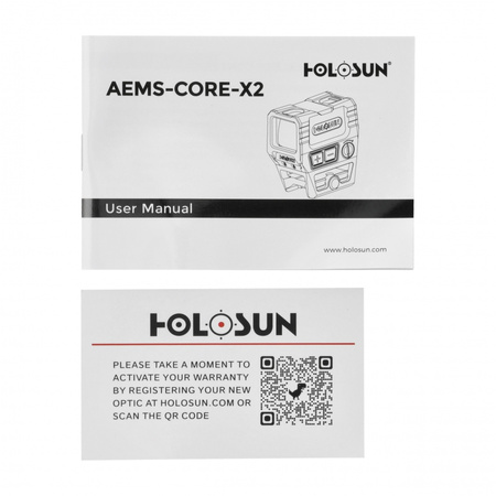 Kolimator zamknięty Holosun AEMS CORE Red Dot AEMS-CORE-X2-RD