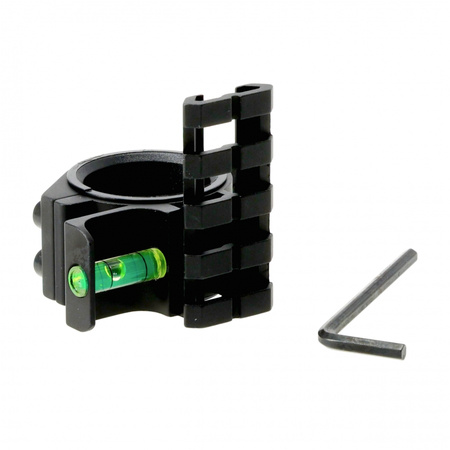 Szyna akcesoryjna Picatinny Vector Optics do lunety z poziomicą 30 mm SCACD-07