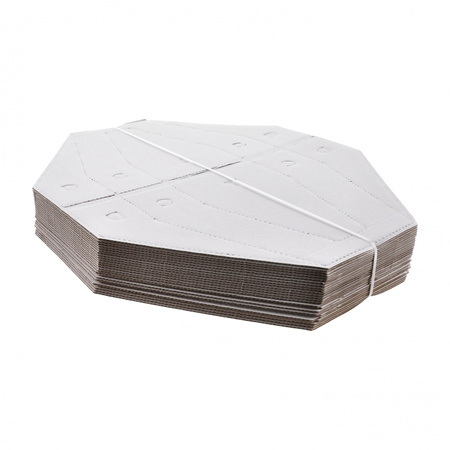 Tarcza kartonowa Range Solutions IPSC połówki biało-brązowe 50 szt.