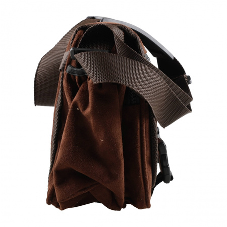 Raportówka myśliwska Forsport zamszowa - brązowy, haft jeleń ryczy w trawie