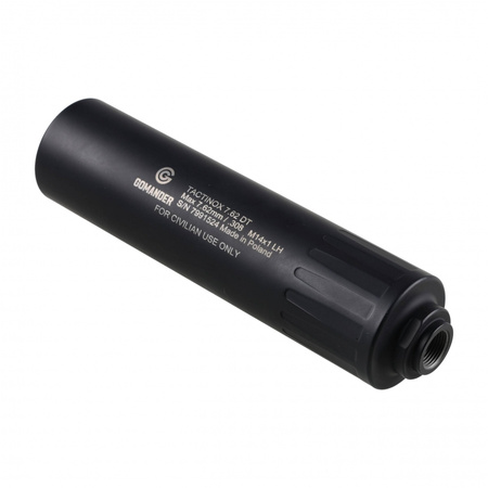 Tłumik do broni Gomander Tactinox DT 7,62 M14X1 LH Czarny