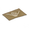 Naszywka GTG Skeleton Shaka Coyote Brown