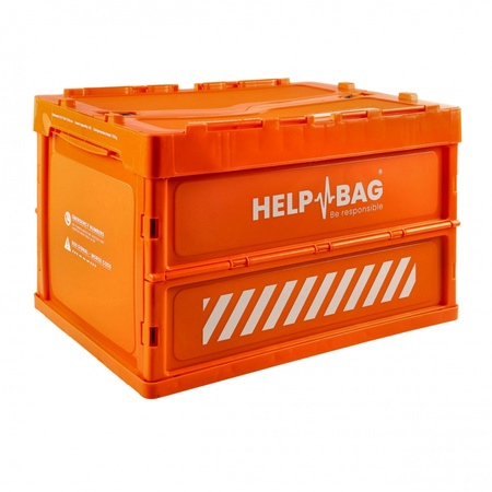 Zestaw awaryjny Help Bag MAX PRO 5.0 plecak ewakuacyjny z wyposażeniem, czarny