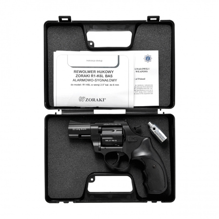 Rewolwer hukowy Zoraki R1-K6L BAS 2,5" .22 Long Blank czarny