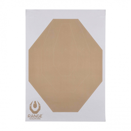 Tarcza strzelecka Range Solutions papierowa IPSC, 50 szt.