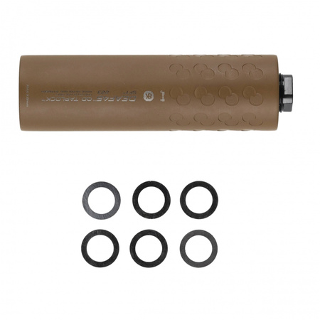 Tłumik z hamulcem do broni BK Precise DEAF45 QD Taplock 3GUN MB 1/2-28 UNEF Troy coyote tan