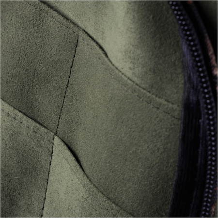 Plecak myśliwski Forsport Smart zamszowy - oliwkowy, haft czarna głowa jelenia