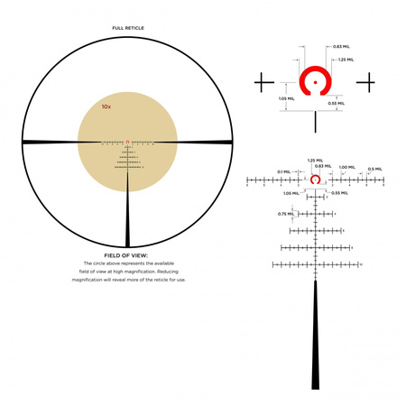 Luneta celownicza Leupold Mark 5HD 2-10x30 35mm M5C3 FFP Illum. CMR-Mil