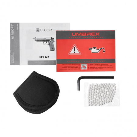 Replika pistolet ASG Beretta M9 A3 FDE 6 mm z kaburą