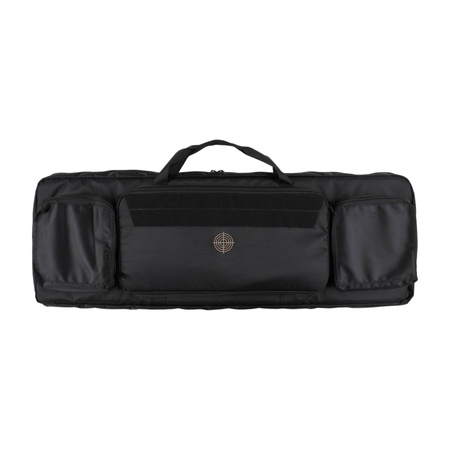 Pokrowiec na broń TACTICAL MAX02 dł. 1,05m h38, kolor czarny, haft celownik beżowy, na dwie jednostki