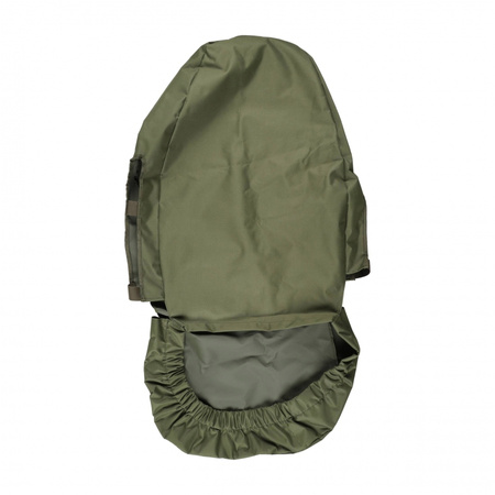 Pokrowiec na fotel samochodowy Forsport przedni - oliwkowy, haft czarna głowa jelenia