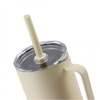 Kubek termiczny ze słomką MiiR All Day Straw Cup 946 ml - ecru