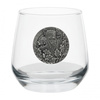 Szklanki do whisky Golden Fox Luna Wild Boar Silver zdobione odlewanym elementem 6 szt.