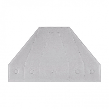 Tarcza kartonowa Range Solutions IPSC połówki biało-brązowe 50 szt.