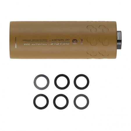 Tłumik do broni BK Precise DEAF45 COMPACT QD Taplock 3GUN MB 1/2-28 UNEF RAL.8000