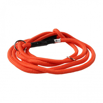 Smycz z obrożą 4wild bezszelestna 275 cm pomarańczowa