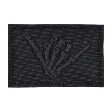 Naszywka GTG Skeleton Shaka Black