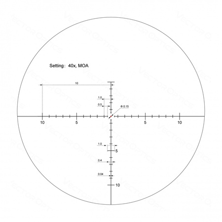 Luneta celownicza Vector Optics Minotaur 12-60x60 Gen. II MFL SFP SCOL-40 czarna