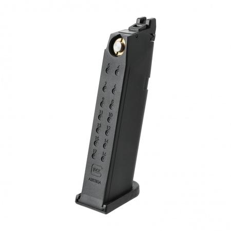 Magazynek do repliki pistoletu ASG Glock 17 gen5 MOS 6 mm BB 1J green gas