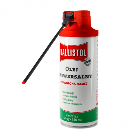 Olej do broni Ballistol spray z dyszą VarioFlex 350 ml
