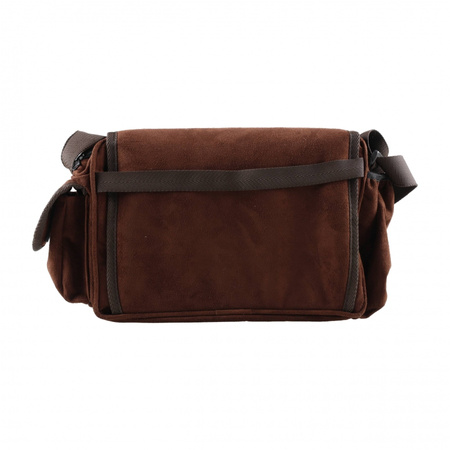 Raportówka myśliwska Forsport zamszowa - brązowy, haft jeleń ryczy w trawie