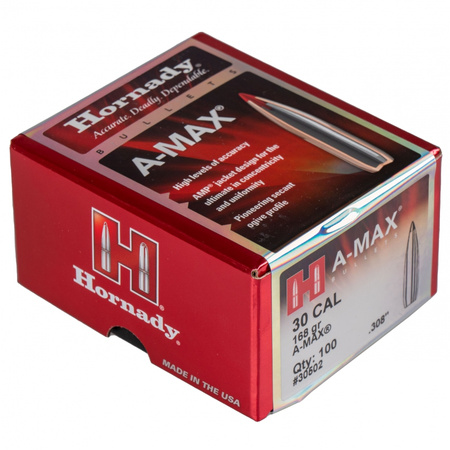 Pociski Hornady 30 A-Max 168gr (.308), (100szt.)