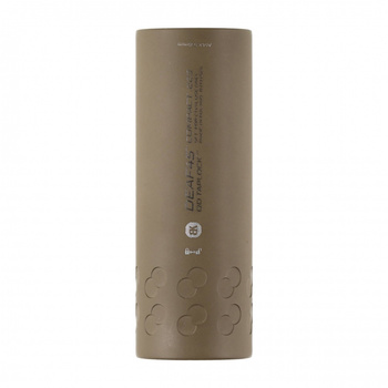 Tłumik z hamulcem do broni BK Precise DEAF45 COMPACT QD Taplock 3GUN MB 1/2-28 UNEF Magpul FDE