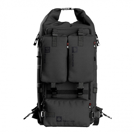 Zestaw awaryjny Help Bag MAX PRO 5.0 plecak ewakuacyjny z wyposażeniem, czarny