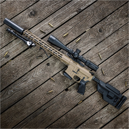 Tłumik z hamulcem do broni BK Precise DEAF45 QD Taplock 3GUN MB 1/2-28 UNEF czarny