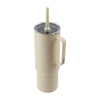 Kubek termiczny ze słomką MiiR All Day Straw Cup 946 ml - ecru